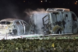Les attaques de fourgons se sont multipliées un temps dans le canton de Vaud. Ici celle de Daillens en 2019.
